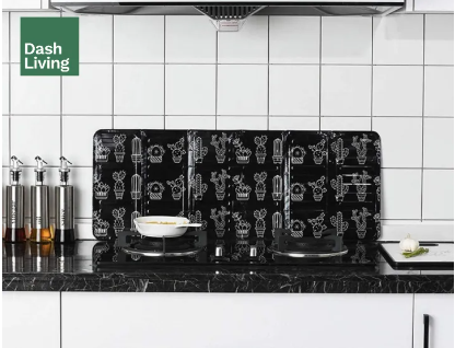 Aluminio protector de cocina antiadherente libres de salpicaduras de grasa 84x32cm