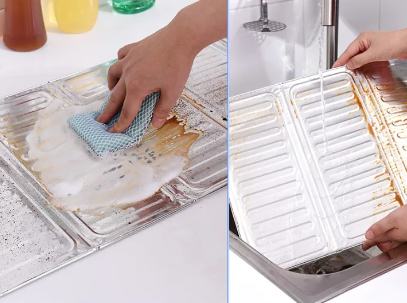 Aluminio protector de cocina antiadherente libres de salpicaduras de grasa 120x50cm