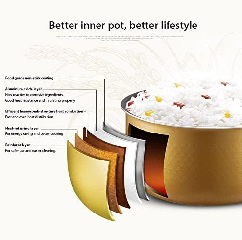 Olla arrocera multifunción Deluxe rice cooker 5L 450W ZF-464