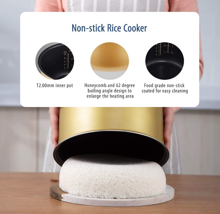 Olla arrocera multifunción Deluxe rice cooker 5L 450W ZF-464
