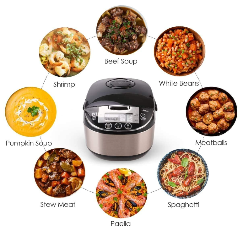 Olla arrocera multifunción Deluxe rice cooker 5L 450W ZF-464