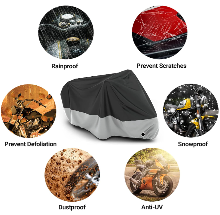 Forro cobertor impermeable de moto calidad gruesa talla xl
