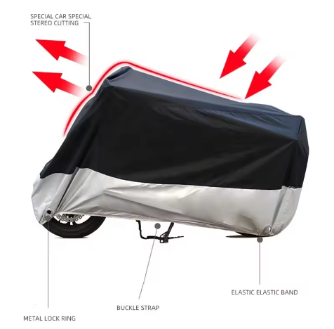 Forro cobertor impermeable de moto calidad gruesa talla xl