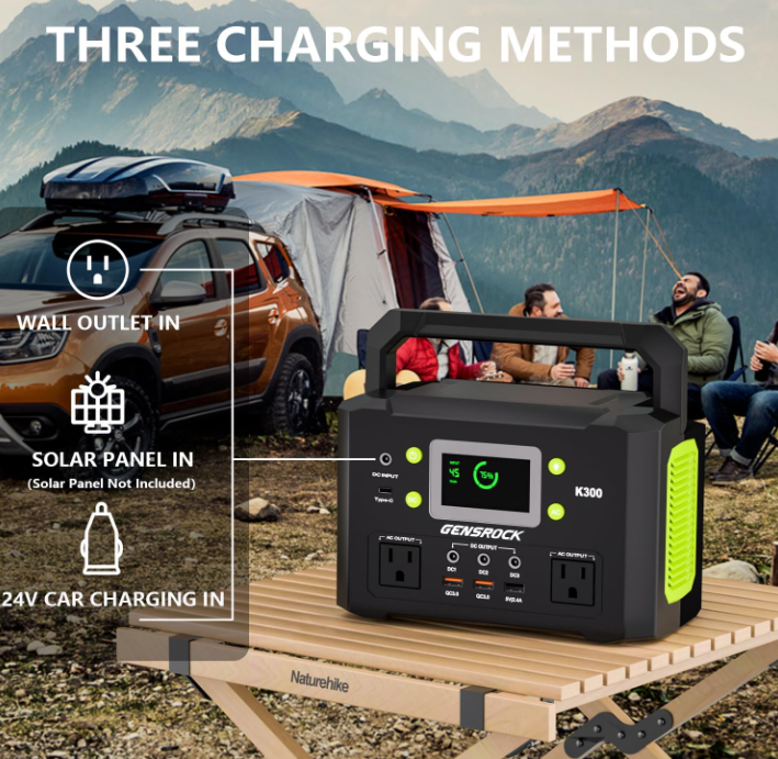 Estación de energía portátil 300W batería de litio de 222 Wh - GenSrock