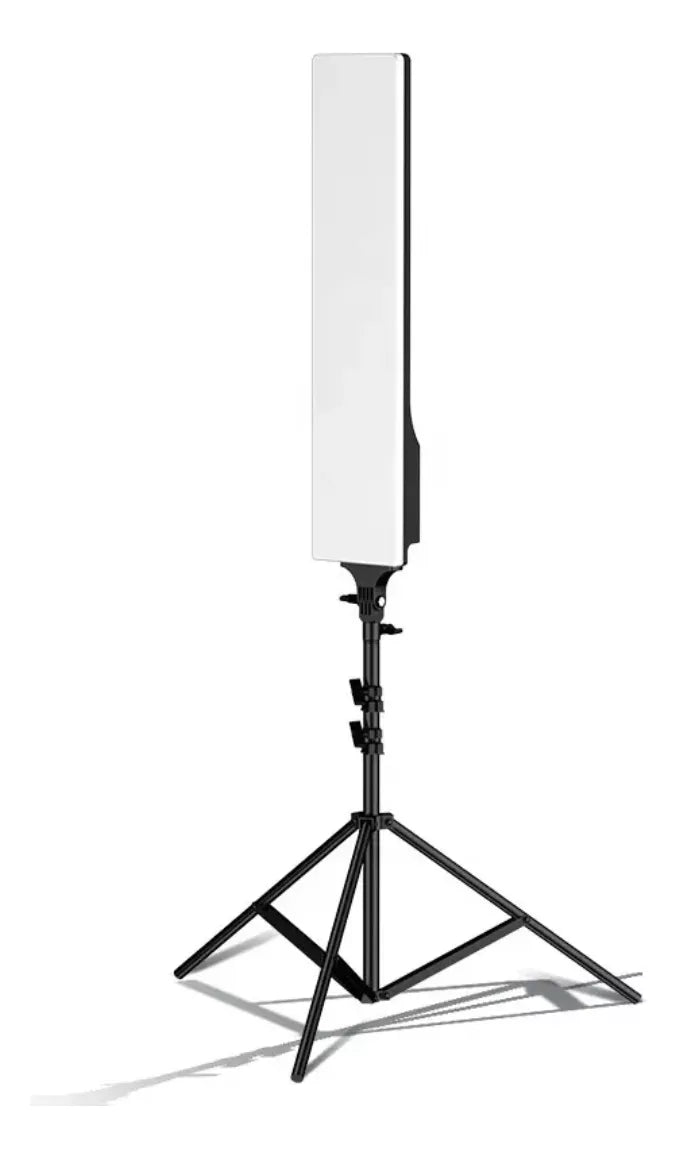 Panel Luz Led RL150 Rectangular 62x14Cm + Control,Trípode 200Cm