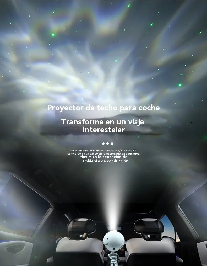 Lámpara Extraterrestre Proyector Estrellas Bocina Bluetooth