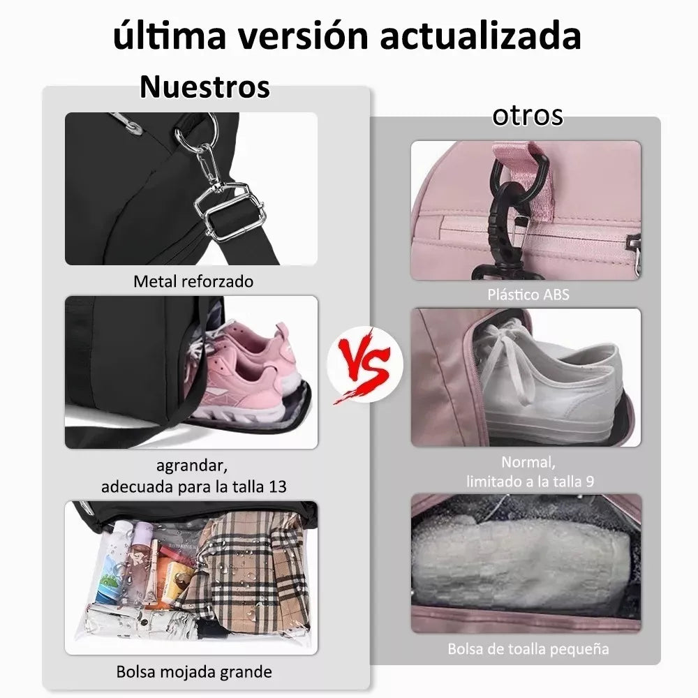 Bolso viajero impermeable porta zapatos varios colores 45x28CM