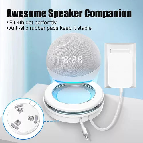 Soporte base redonda para alexa echo dot 4th / 5th generacion