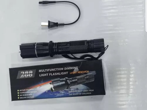 Linterna descarga electrica con laser 288