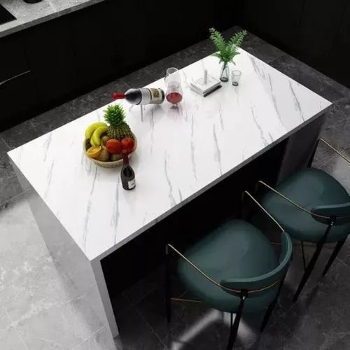 Papel adhesivo estilo marmol para cocina 60x500cm