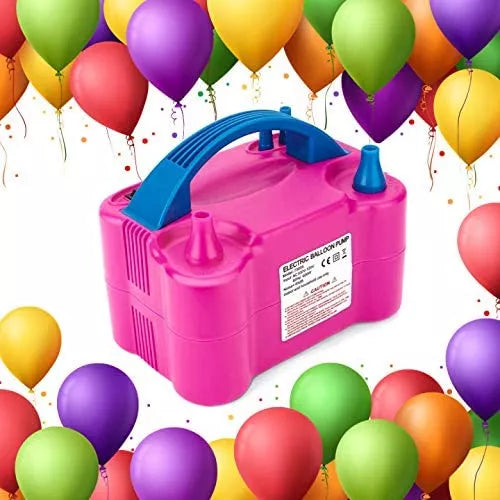 Bomba Para Inflar Globos Electrica Doble Inflador/fiestas