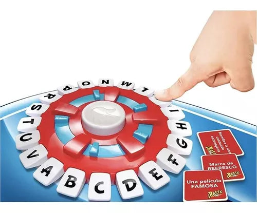 Ruleta juego de mesa letra BASTA temporizador + 36 cartas