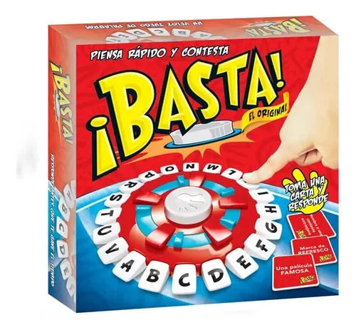 Ruleta juego de mesa letra BASTA temporizador + 36 cartas