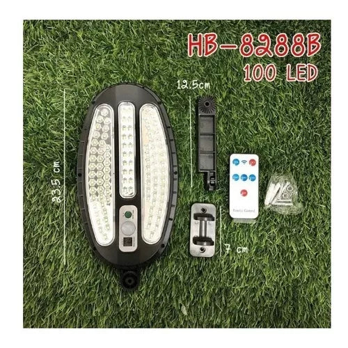 Lampara Solar Luces Led Sensor Movimiento Control Remoto 5w