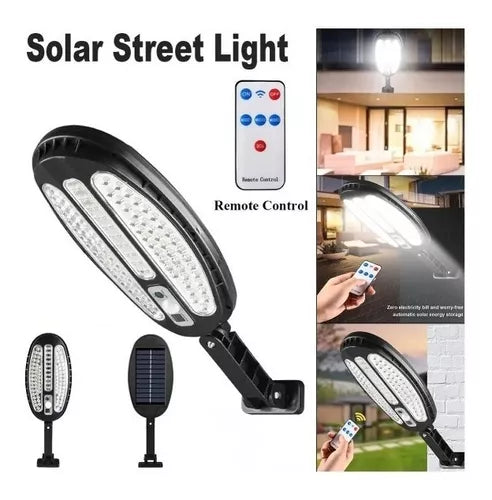 Lampara Solar Luces Led Sensor Movimiento Control Remoto 5w