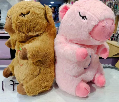 Peluche relajante capibara 25cm - pilas AAA