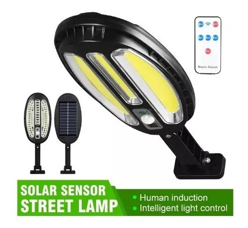 Lampara Solar Luces Led Sensor Movimiento Control Remoto 5w