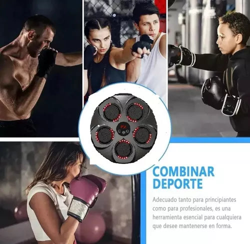Máquina Boxeo De Entrenamiento Bluetooth Incluye Guante