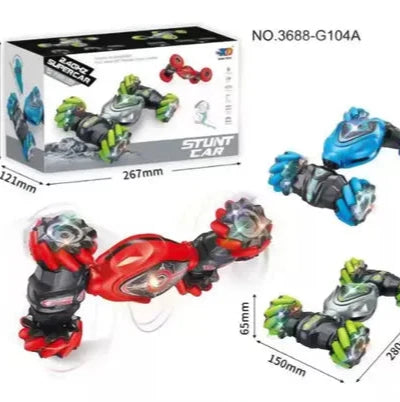 Juguete carro con luces acrobatico a control remoto - the stunt