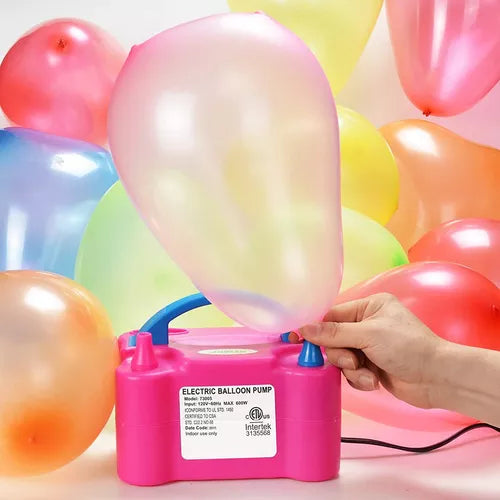 Bomba Para Inflar Globos Electrica Doble Inflador/fiestas