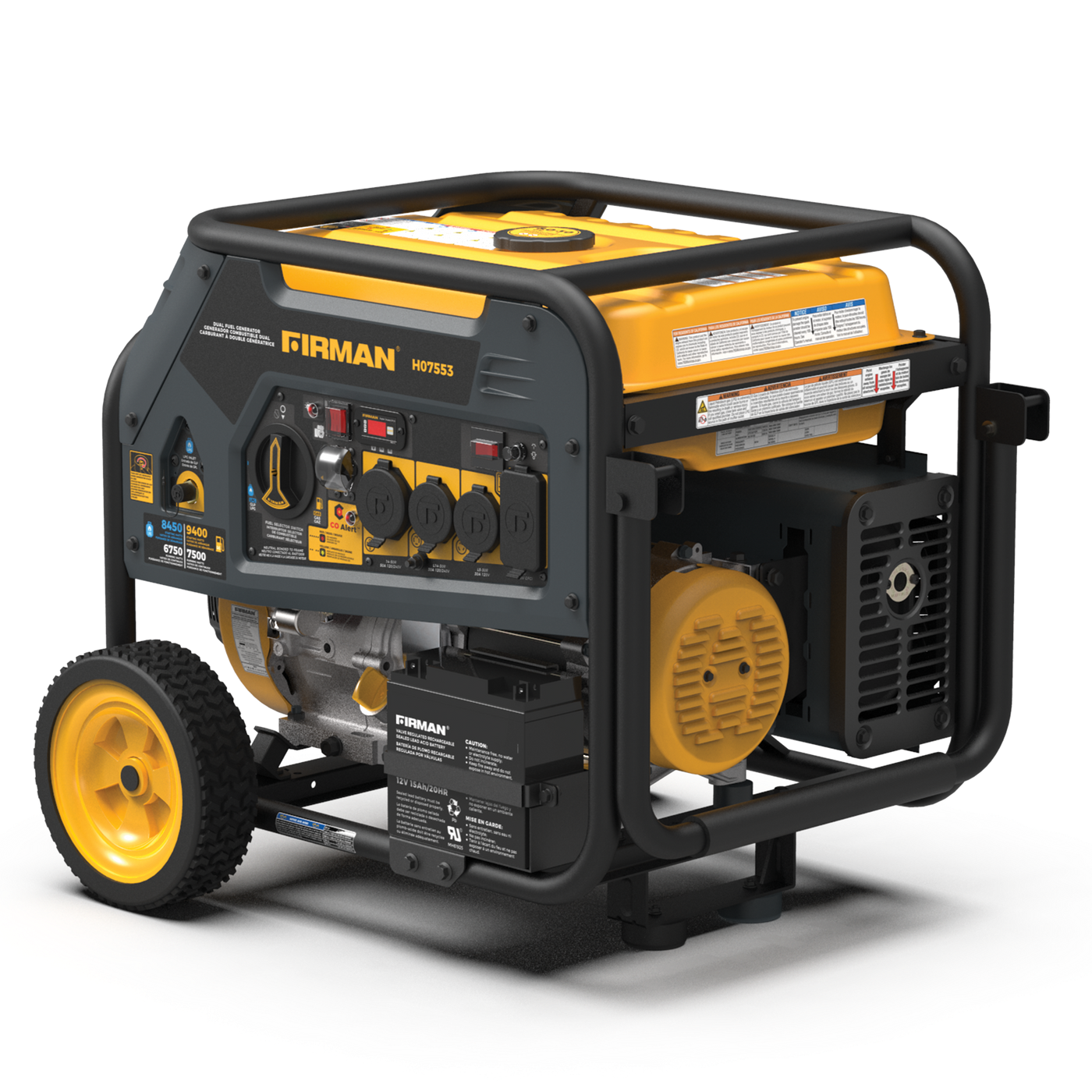 Generador de energía FIRMAN 9500W con encendido eléctrico