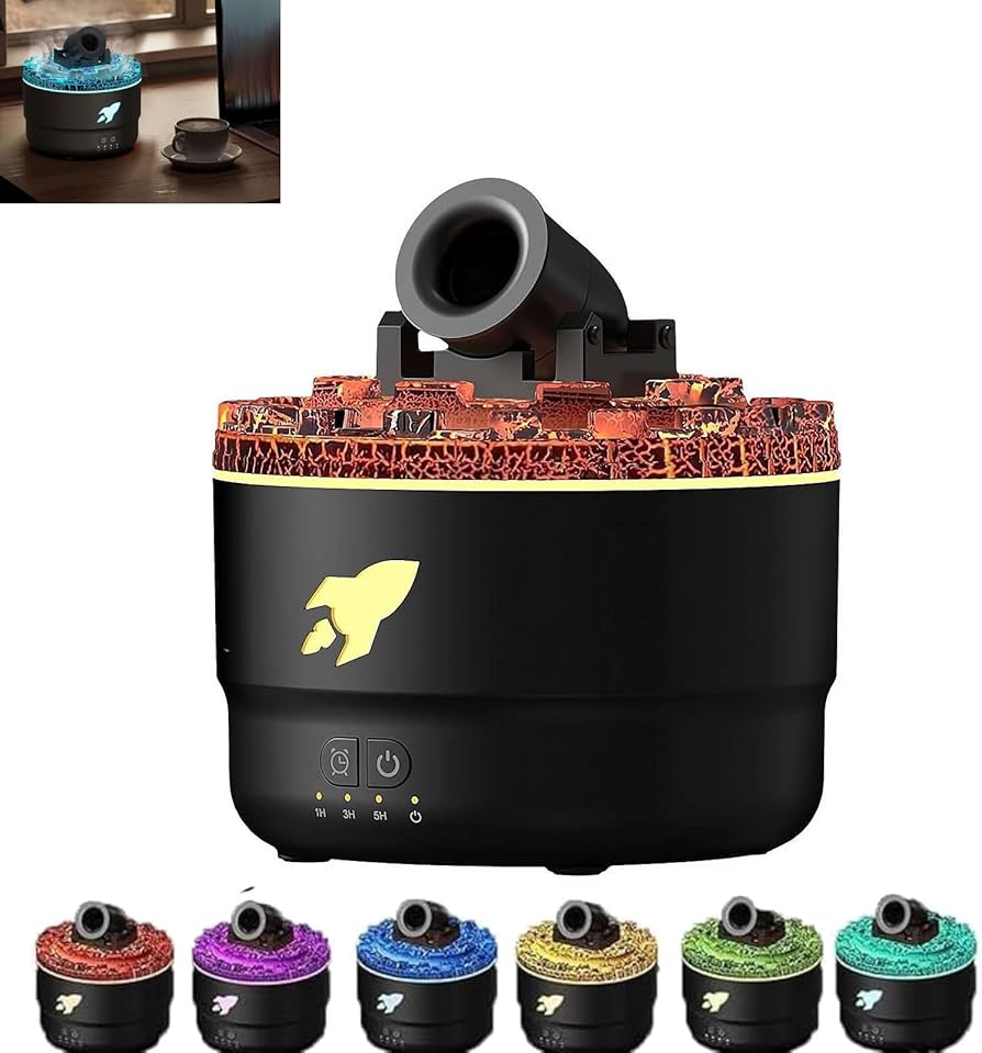 Humidificador Difusor Aroma Cañon Lanza Circulos