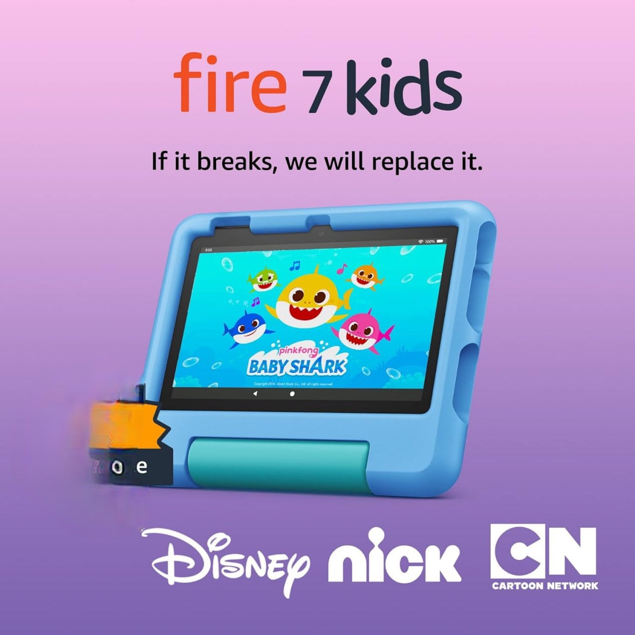 Amazon Tablet Fire 7 Kids, 7 Pulgadas, Sin anuncios, Control parental, 16 GB