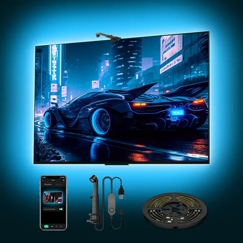 Cinta LED RGB 5m de Immersion para Tv 55-65 con Camara,Wifi,Bluetooth