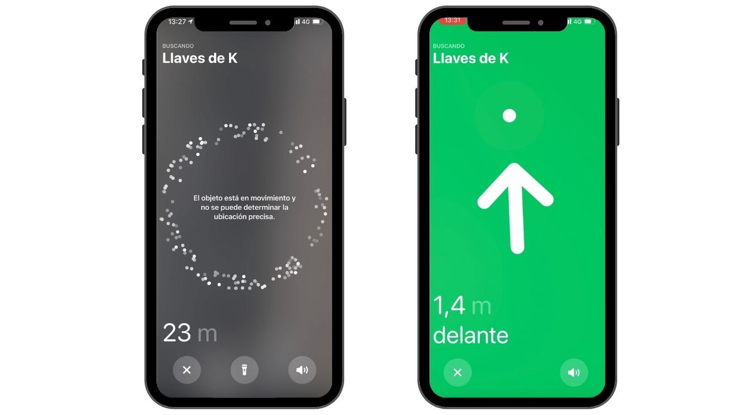 Rastreador localizador Airtag de Apple con estuche de cuero