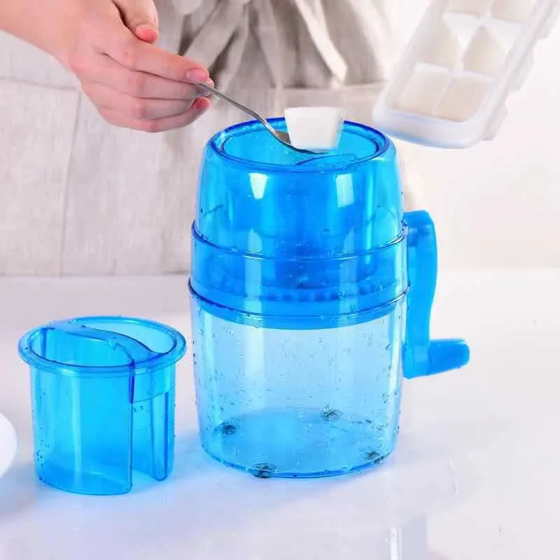 Trituradora de hielo manual para hacer batidos o raspados