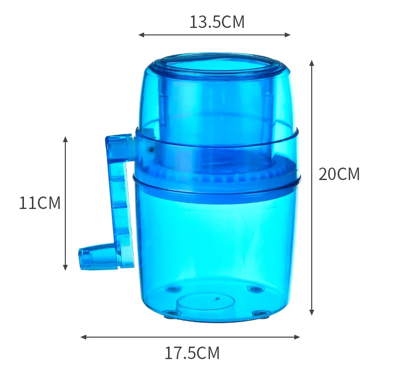 Trituradora de hielo manual para hacer batidos o raspados
