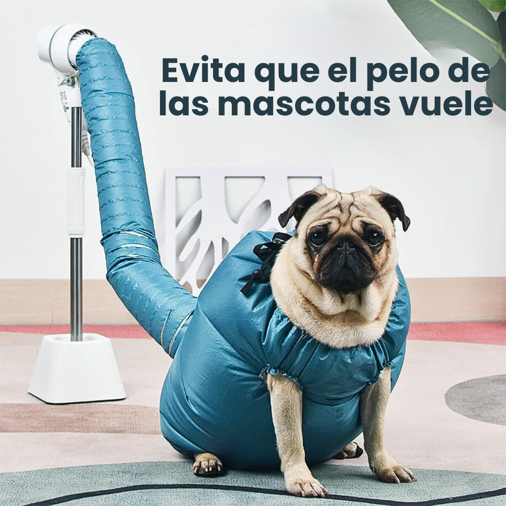 Bolsa secadora de pelo para mascotas XL 90cm largo