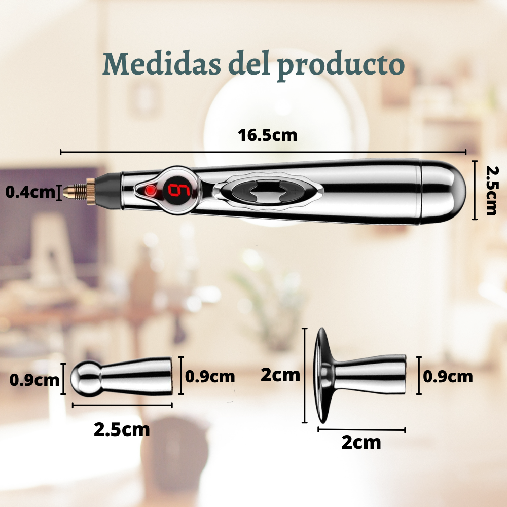 Pluma electroestimulador alivia dolores acupuntura df-618 massager pen