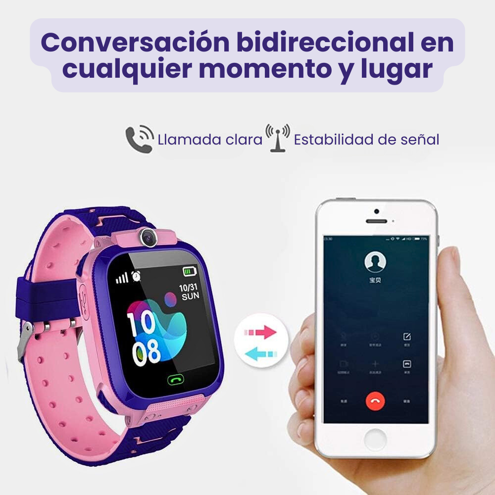 Reloj para niños smart watch Q22 pulsera inteligente para tarjeta sim