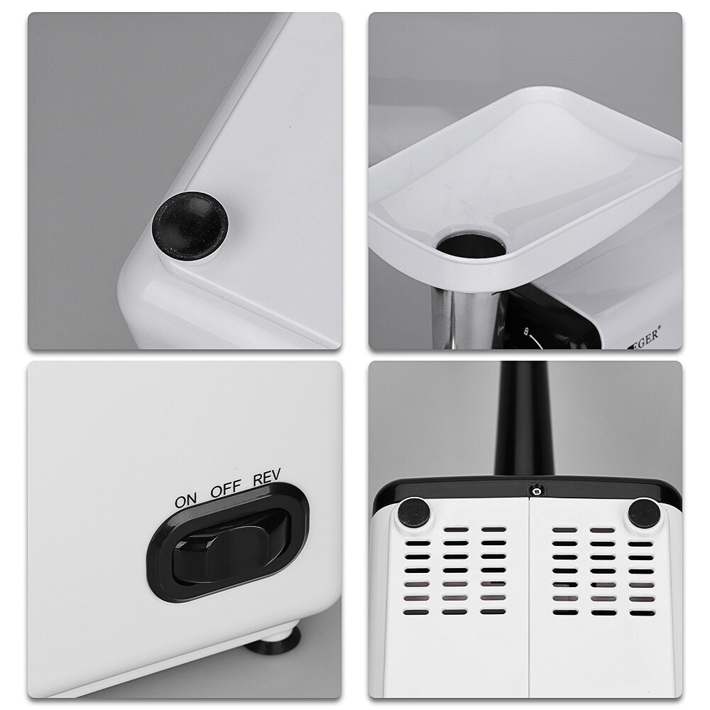 Molino de carne eléctrico Sokany 2500w sk-312 embutidor de salchichas