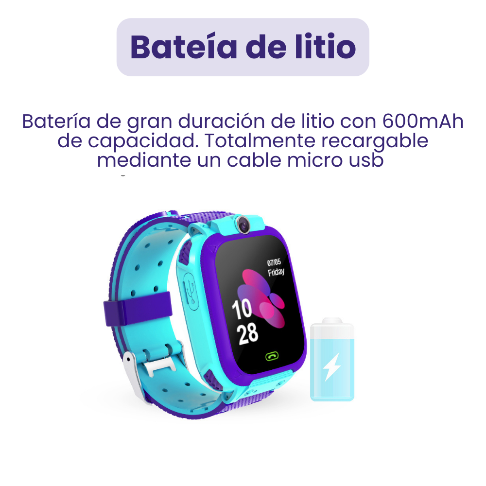Reloj para niños smart watch Q22 pulsera inteligente para tarjeta sim