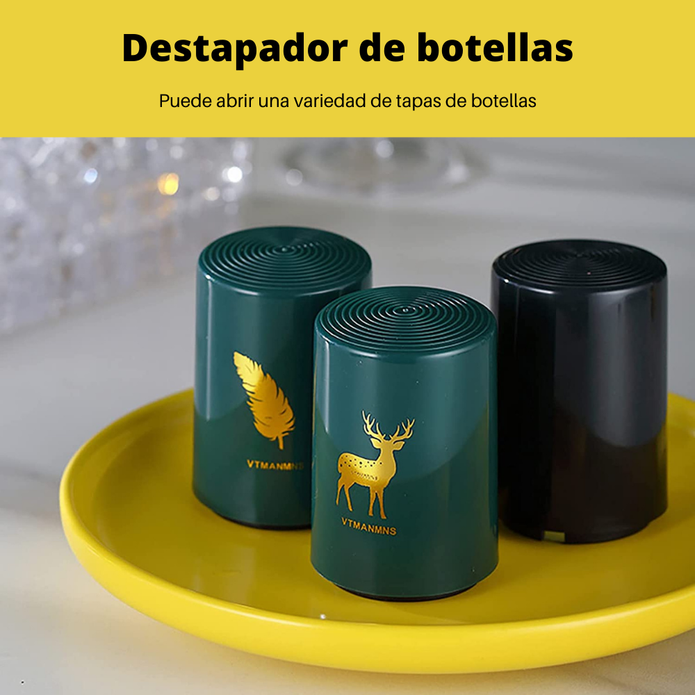 Destapador Botellas Magnético no dañará ni doblará las tapas