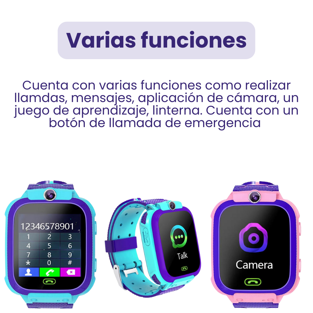 Reloj para niños smart watch Q22 pulsera inteligente para tarjeta sim