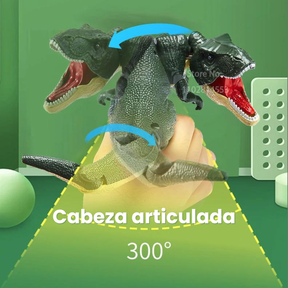 Juguete Intreractivo Dinosaurio Rex De Descompresión Articulado