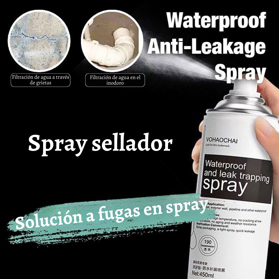 Spray sellador impermeable Waterproof Vohaochai 450ml