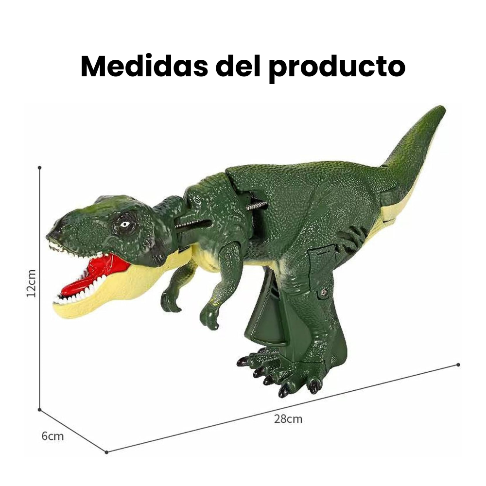 Juguete Intreractivo Dinosaurio Rex De Descompresión Articulado