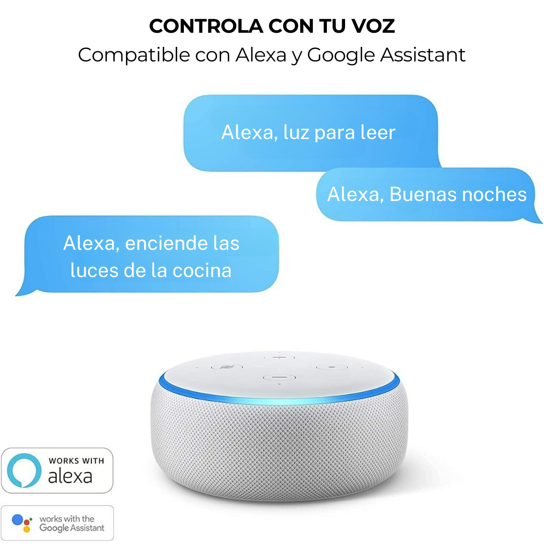 Foco LED wifi inteligente Kasa 1000 lúmenes/60W Google y Alexa
