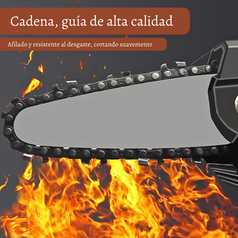 Mini sierra de podar eléctrica 24v 15cm portátil recargable