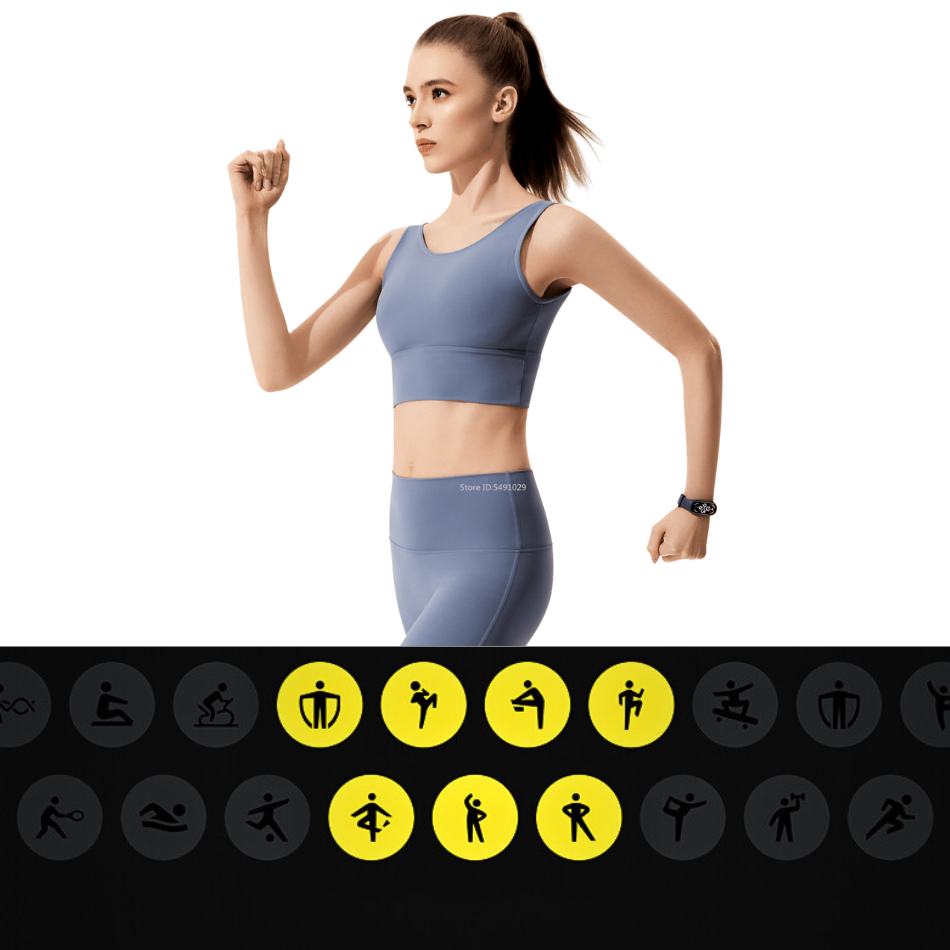 Reloj inteligente smart band M7 pulsera deportiva unisex podómetro