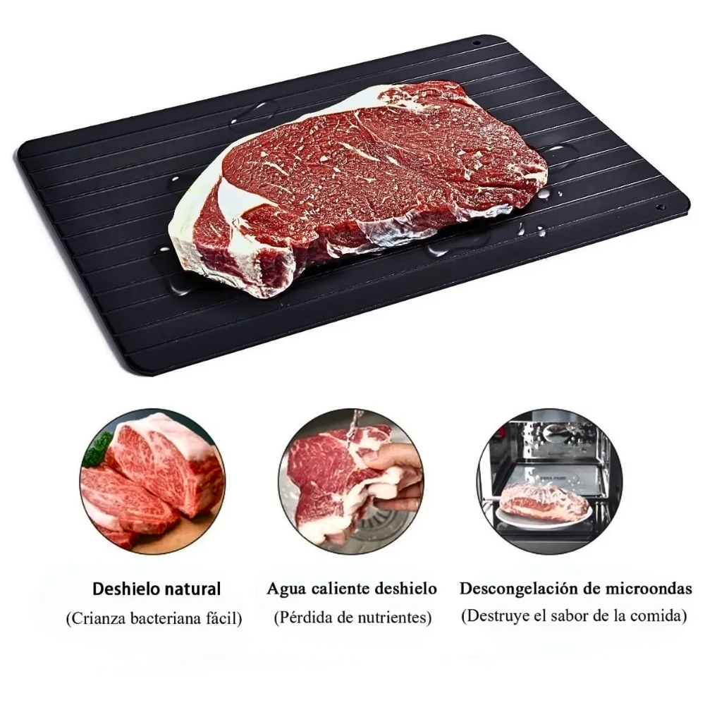 Tabla para descongelado rápido de alimentos Defrost Express