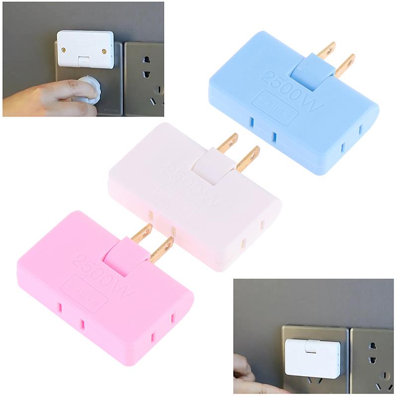Enchufe conector flexible rectangular 3 en 1