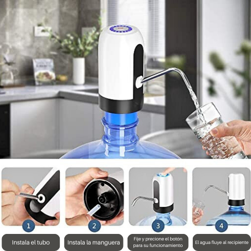 Dispensador eléctrico recargable para líquidos