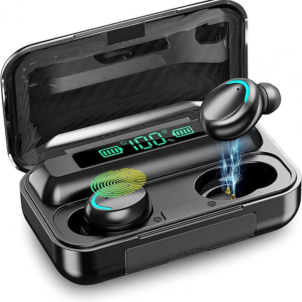 Audifono bluetooth tws f95 auriculares inalámbricos 2 en 1 mini power bank