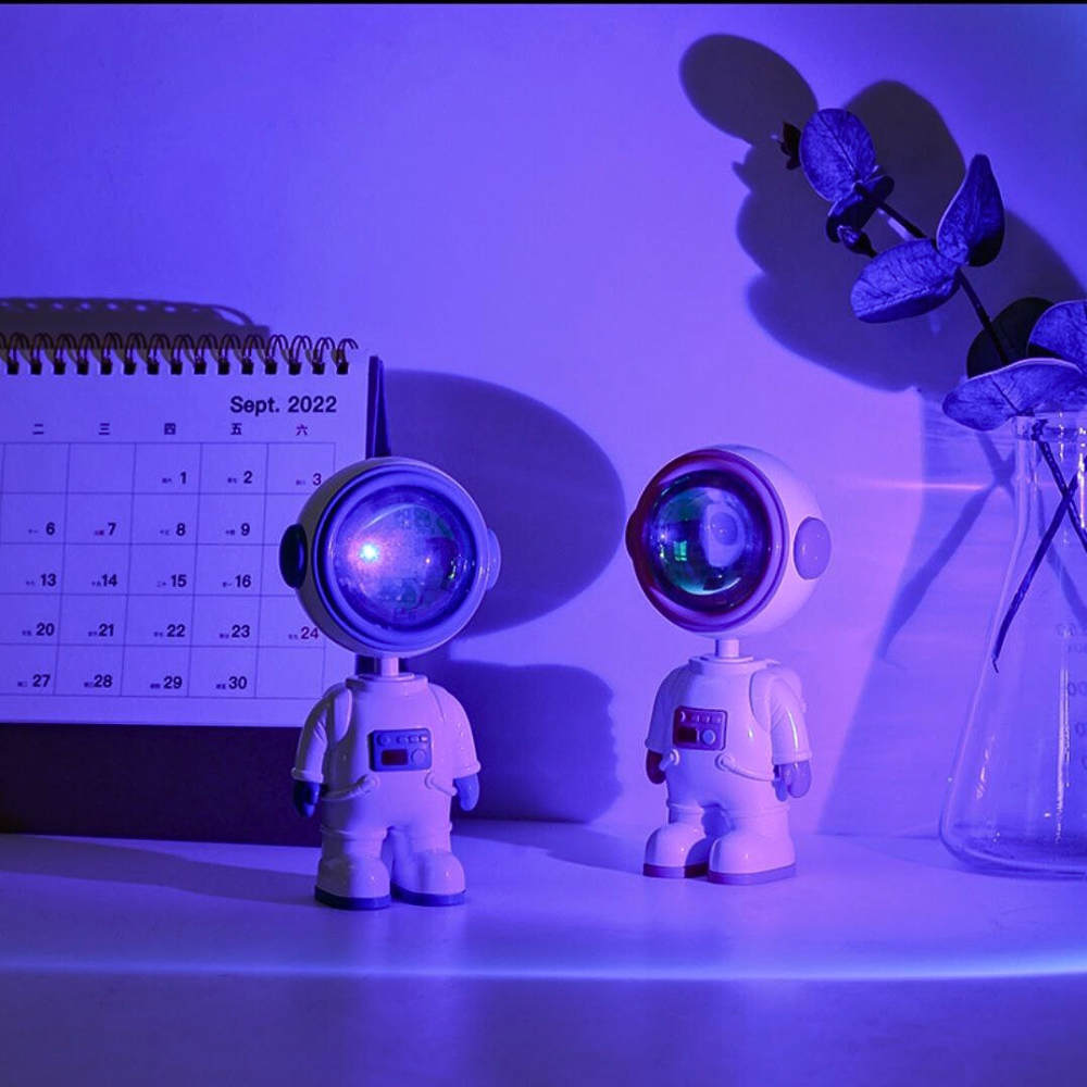 Mini lámpara astronauta atardecer sunet lamp lus led puesta de sol