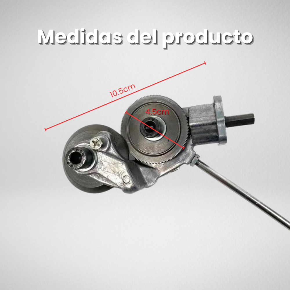 Accesorio para taladro cortador de metal, aluminio y bronce